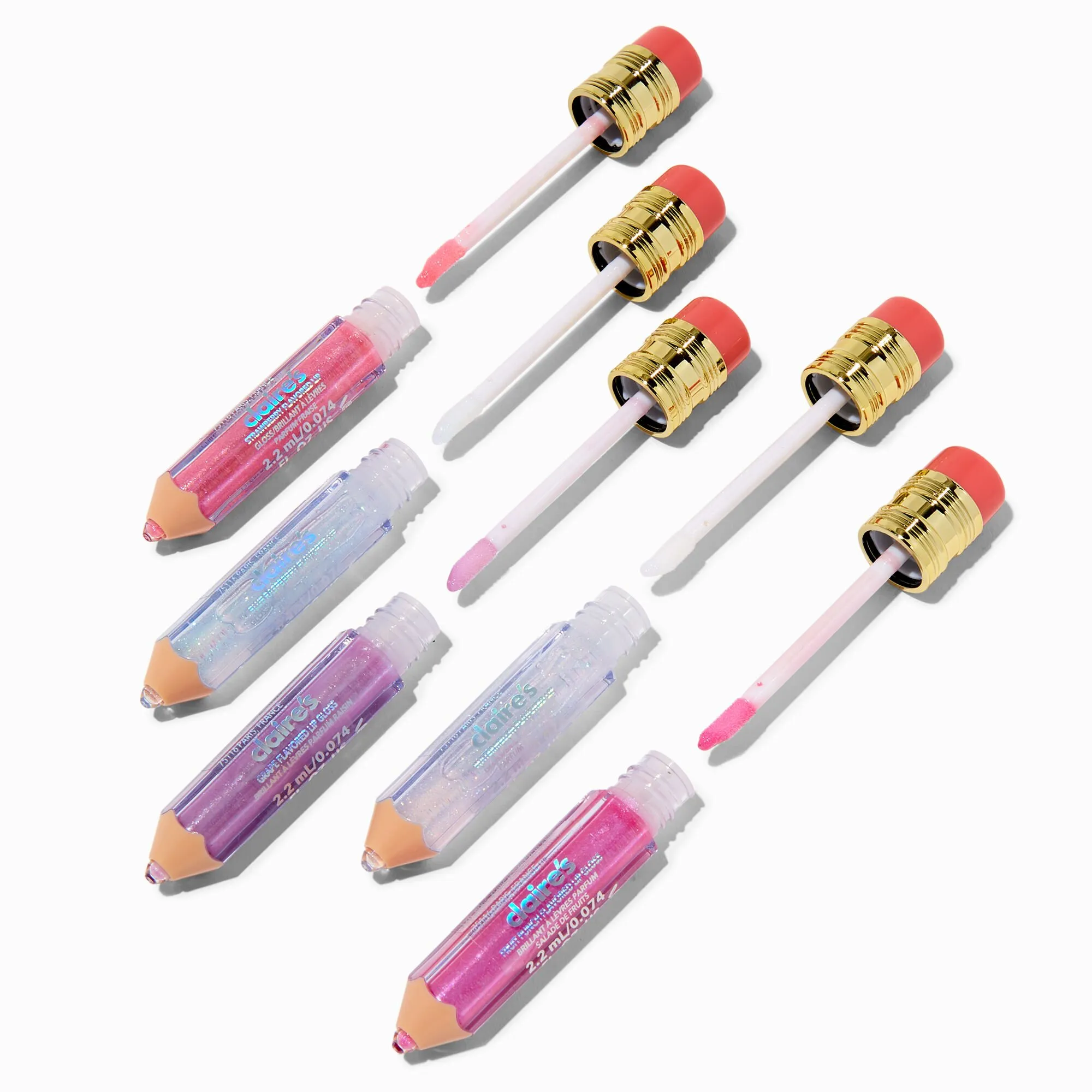 Lot de gloss crayon scintillant - Lot de 5
